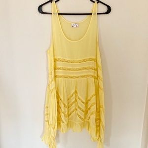 Free People Yellow Dress
